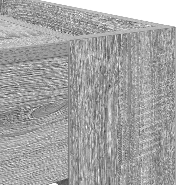 Sofabord Grå Sonoma 110 x 50 x 41 cm Konstrueret træ