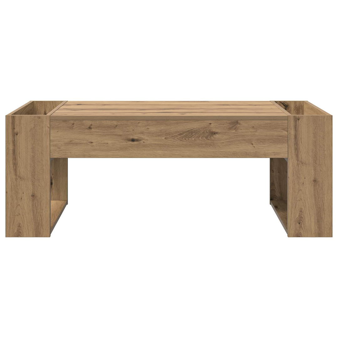Sofabord Artisan Egetræ 110 x 50 x 41 cm Konstrueret træ
