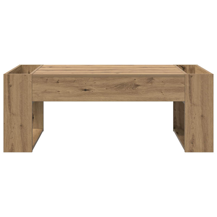 Sofabord Artisan Egetræ 110 x 50 x 41 cm Konstrueret træ