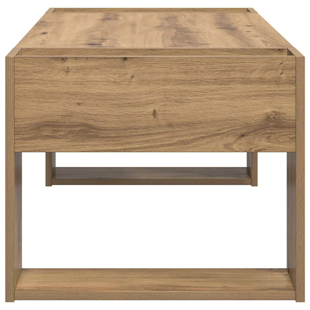 Sofabord Artisan Egetræ 110 x 50 x 41 cm Konstrueret træ