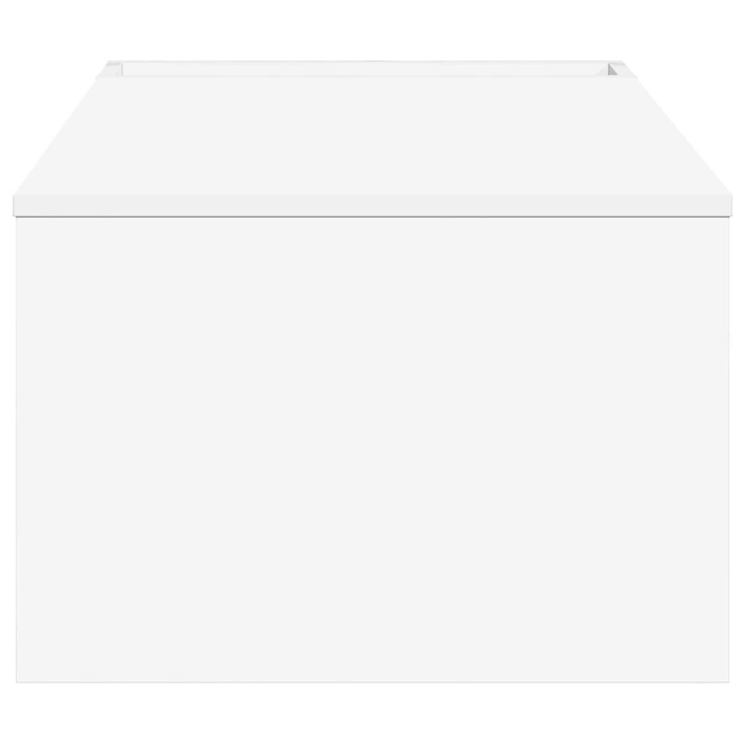 Sofabord Hvid 95 x 50 x 34 cm Konstrueret træ