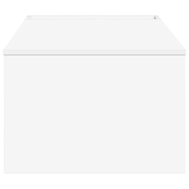 Sofabord Hvid 95 x 50 x 34 cm Konstrueret træ