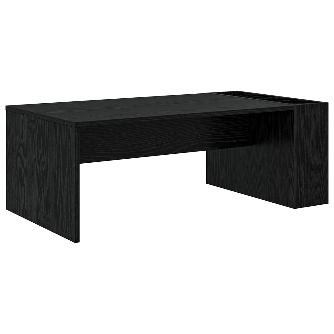 Sofabord Sort eg 95 x 50 x 34 cm Konstrueret træ