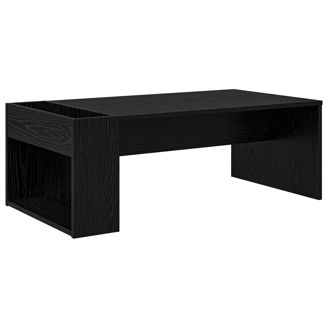 Sofabord Sort eg 95 x 50 x 34 cm Konstrueret træ