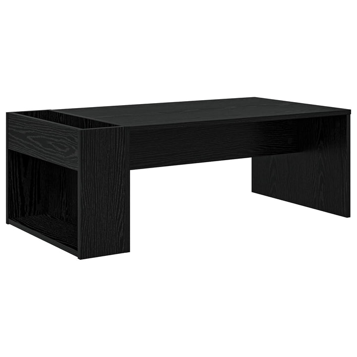 Sofabord Sort eg 95 x 50 x 34 cm Konstrueret træ