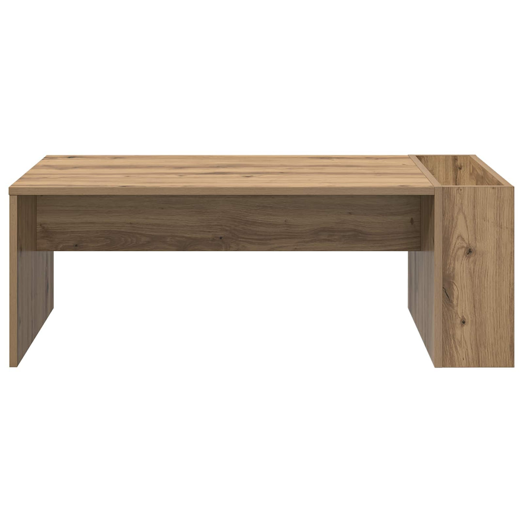Sofabord Artisan Egetræ 95 x 50 x 34 cm Konstrueret træ
