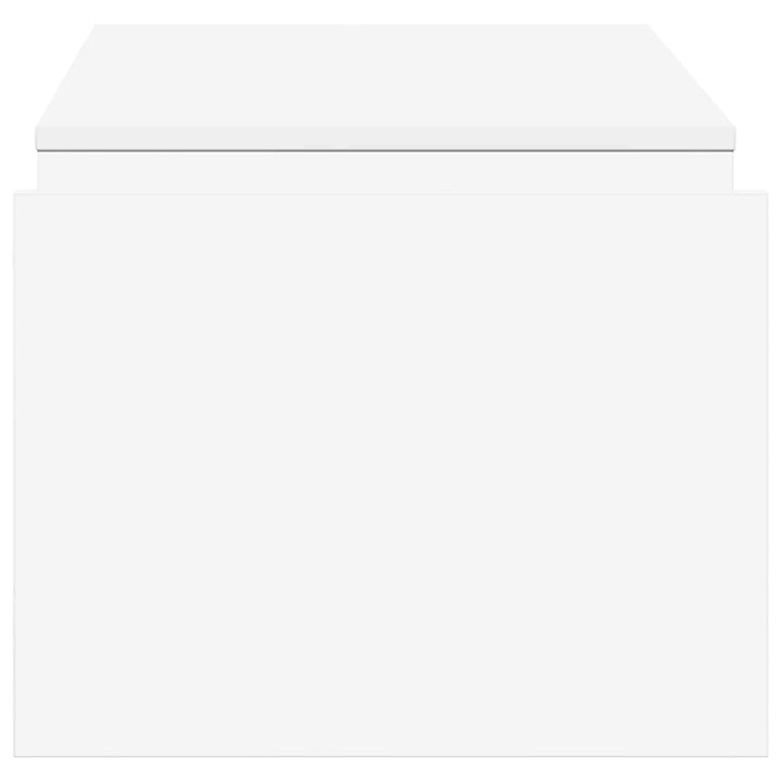Sofabord Hvid 90 x 45 x 35 cm Konstrueret træ