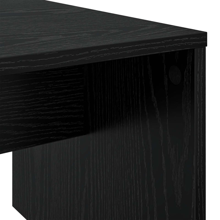 Sofabord Sort eg 90 x 45 x 35 cm Konstrueret træ