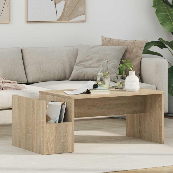 Sofabord Sonoma eg 90 x 45 x 35 cm Konstrueret træ