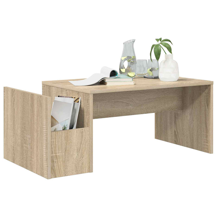 Sofabord Sonoma eg 90 x 45 x 35 cm Konstrueret træ