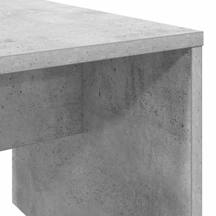 Sofabord Beton Grå 90 x 45 x 35 cm Konstrueret træ