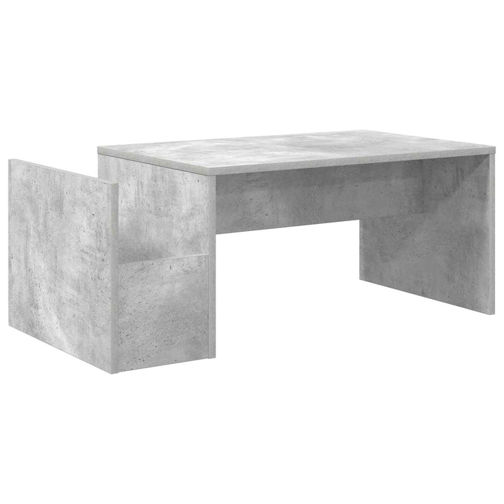 Sofabord Beton Grå 90 x 45 x 35 cm Konstrueret træ