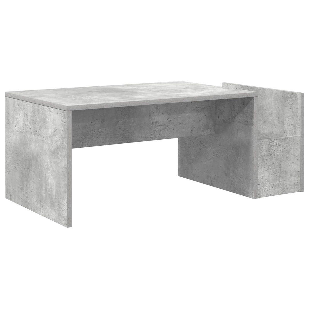 Sofabord Beton Grå 90 x 45 x 35 cm Konstrueret træ