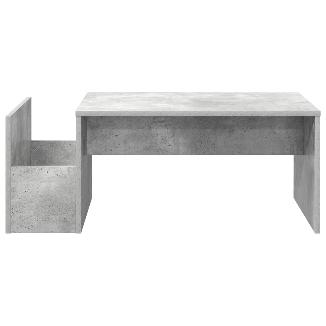 Sofabord Beton Grå 90 x 45 x 35 cm Konstrueret træ