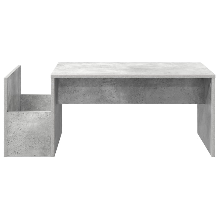 Sofabord Beton Grå 90 x 45 x 35 cm Konstrueret træ