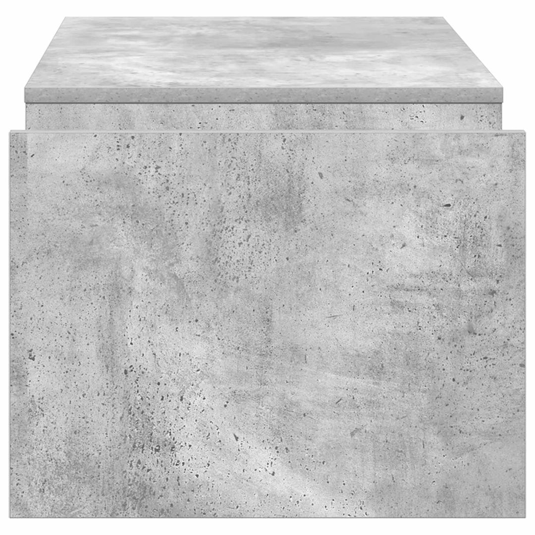 Sofabord Beton Grå 90 x 45 x 35 cm Konstrueret træ