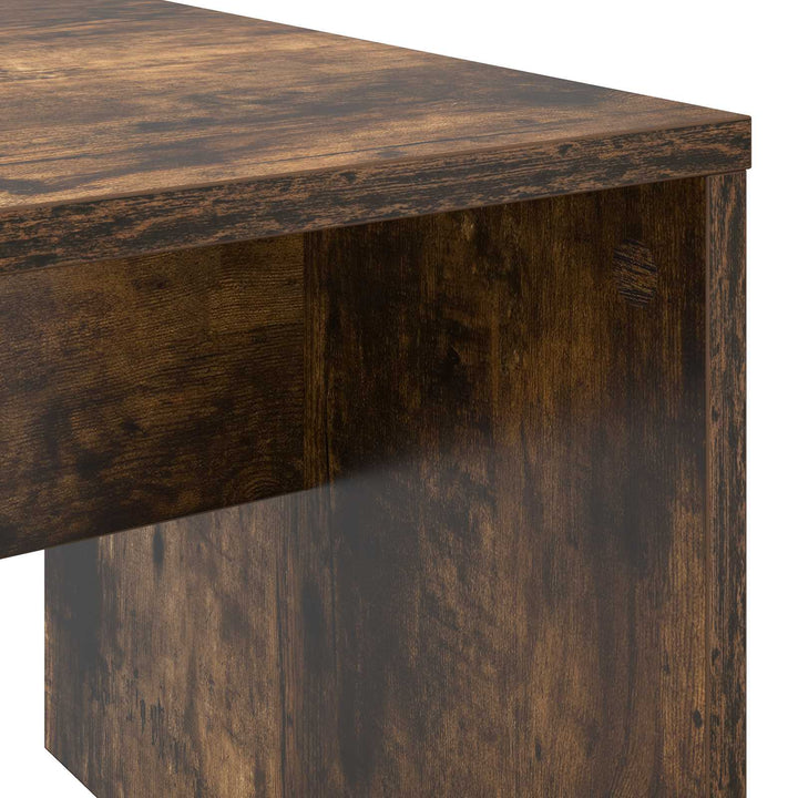 Sofabord Røget eg 90 x 45 x 35 cm Konstrueret træ