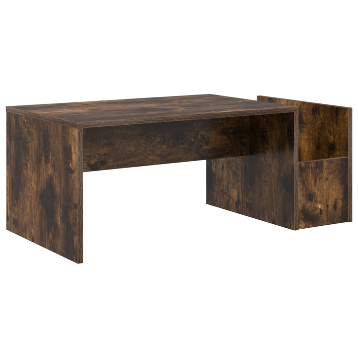 Sofabord Røget eg 90 x 45 x 35 cm Konstrueret træ