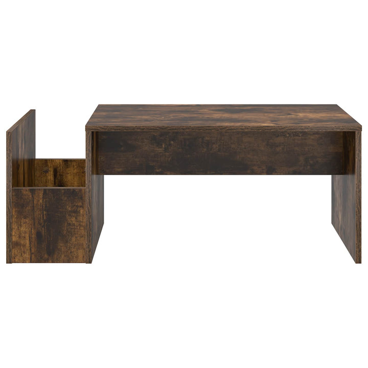 Sofabord Røget eg 90 x 45 x 35 cm Konstrueret træ
