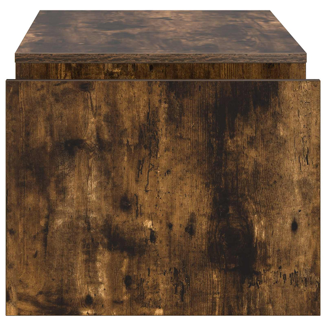 Sofabord Røget eg 90 x 45 x 35 cm Konstrueret træ