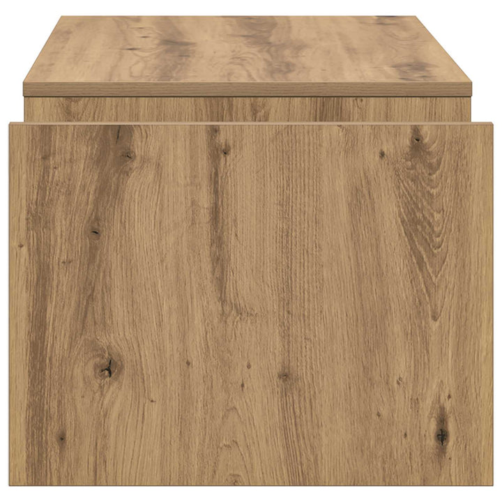 Sofabord Artisan Egetræ 90 x 45 x 35 cm Konstrueret træ