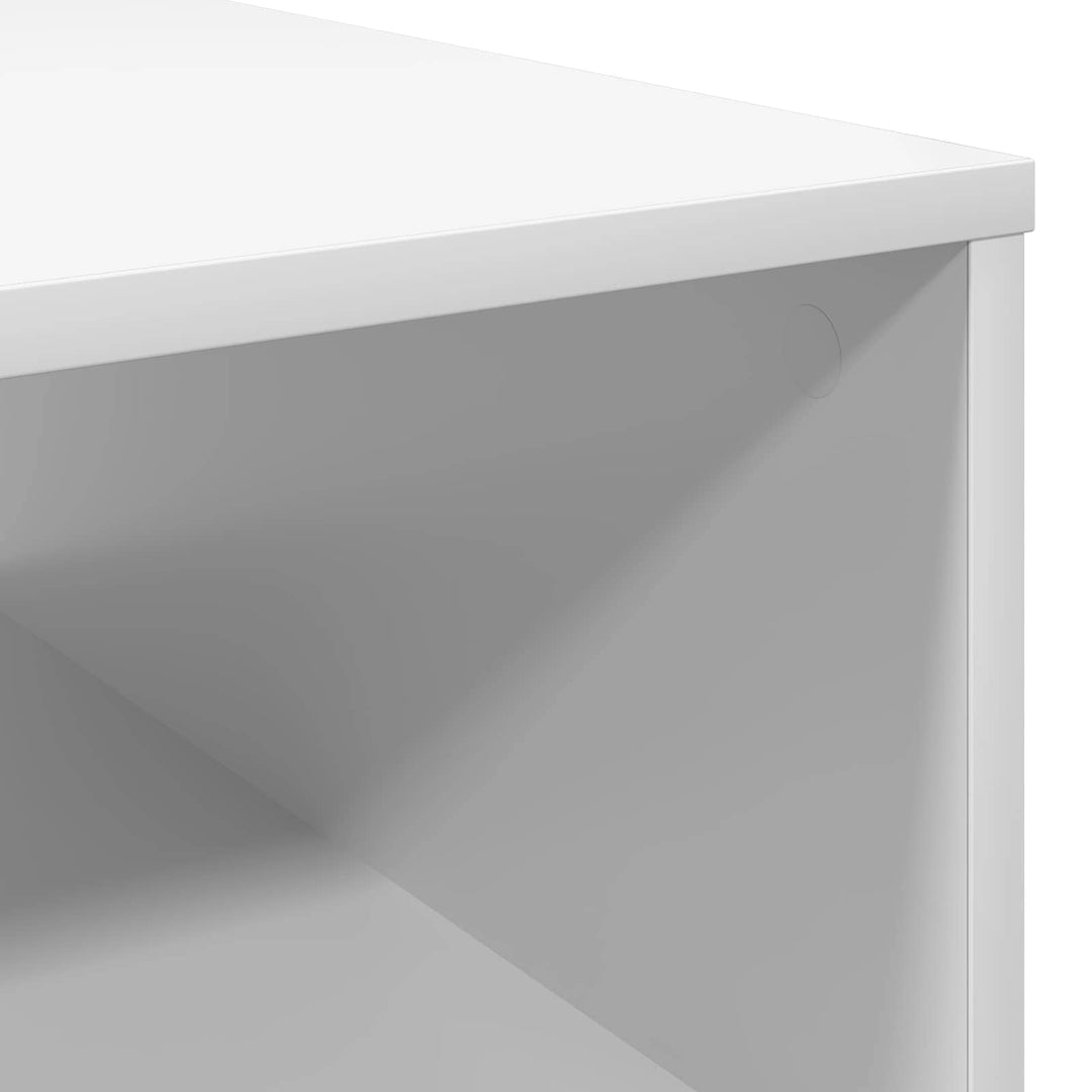Sofabord med skuffe Hvid 95 x 55 x 31 cm Konstrueret træ