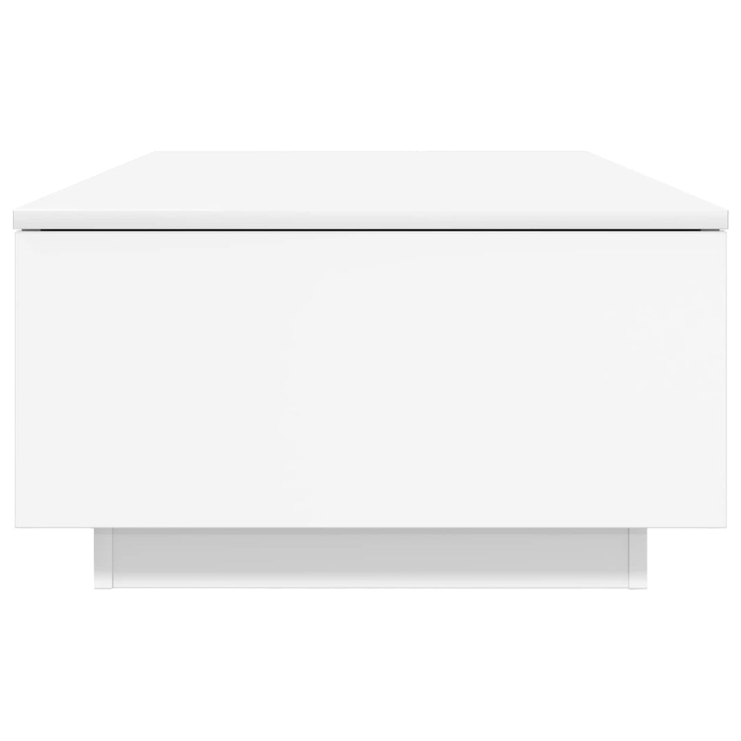 Sofabord med skuffe Hvid 95 x 55 x 31 cm Konstrueret træ