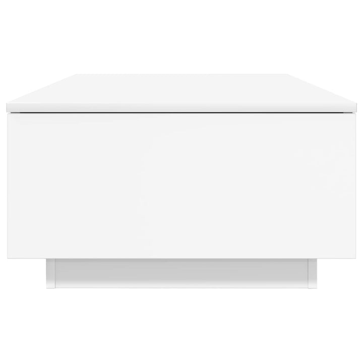 Sofabord med skuffe Hvid 95 x 55 x 31 cm Konstrueret træ