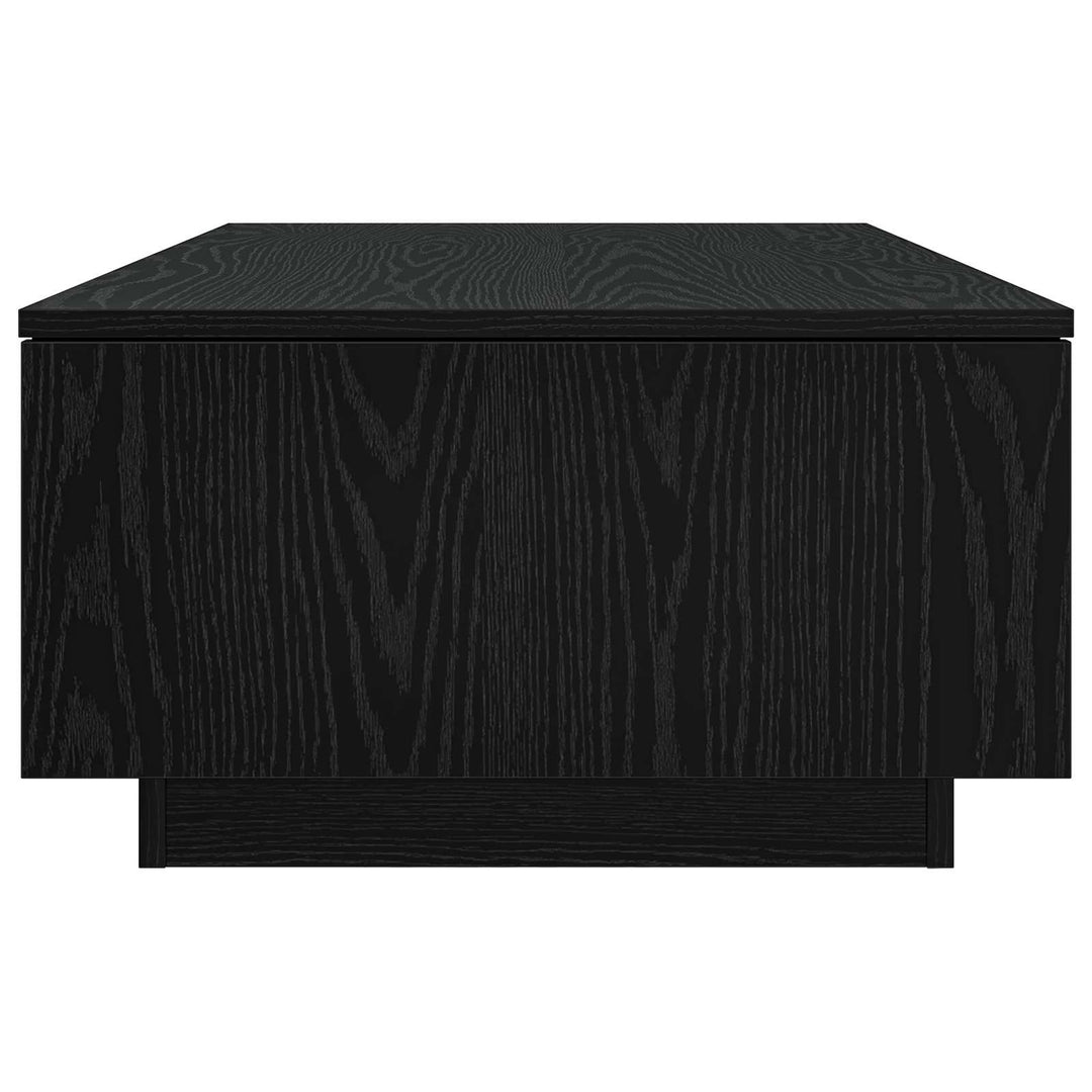 Sofabord med skuffe Sort eg 95 x 55 x 31 cm Konstrueret træ