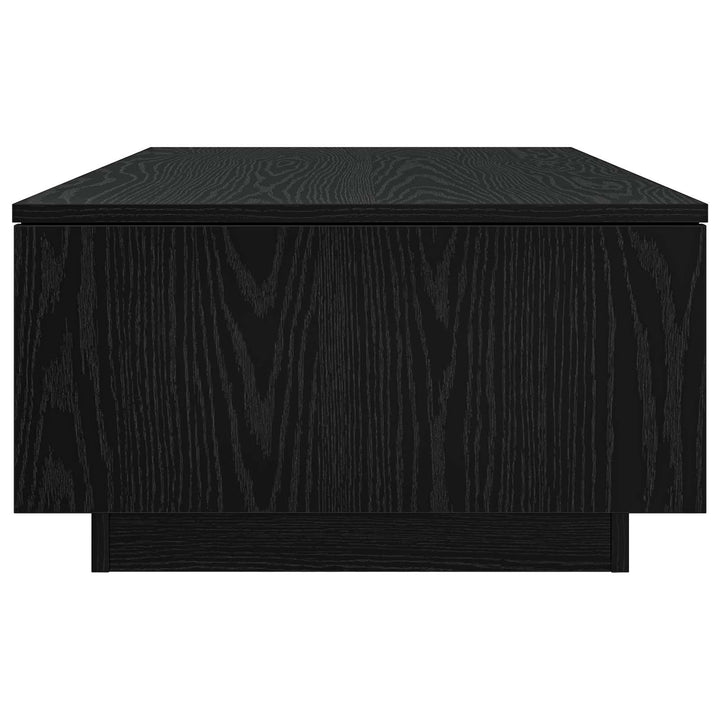 Sofabord med skuffe Sort eg 95 x 55 x 31 cm Konstrueret træ