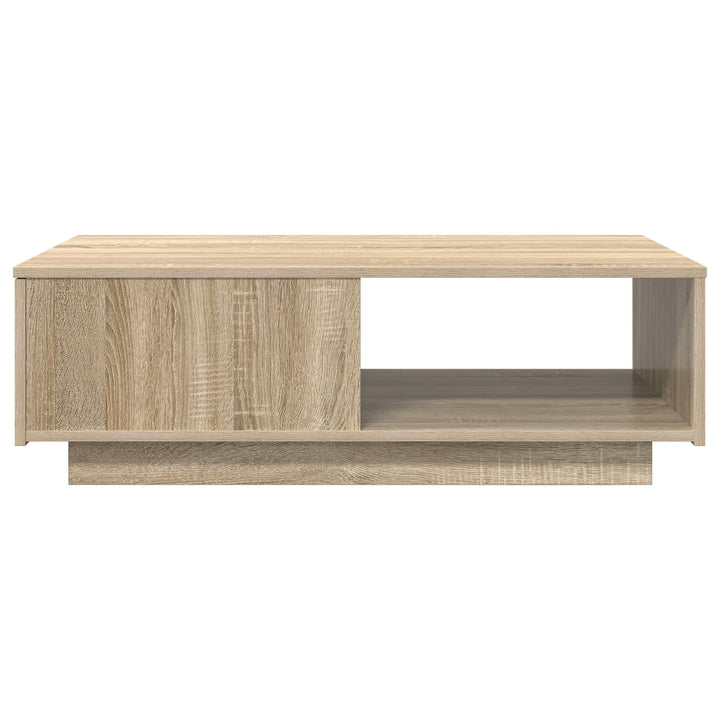 Sofabord med skuffe Sonoma eg 95 x 55 x 31 cm Konstrueret træ