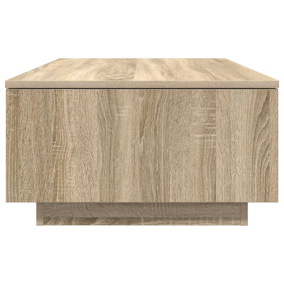Sofabord med skuffe Sonoma eg 95 x 55 x 31 cm Konstrueret træ