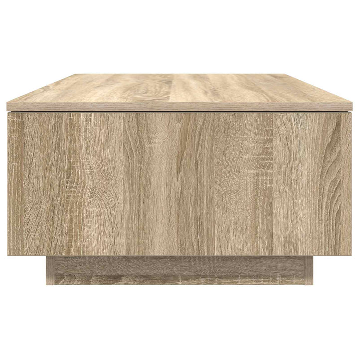 Sofabord med skuffe Sonoma eg 95 x 55 x 31 cm Konstrueret træ
