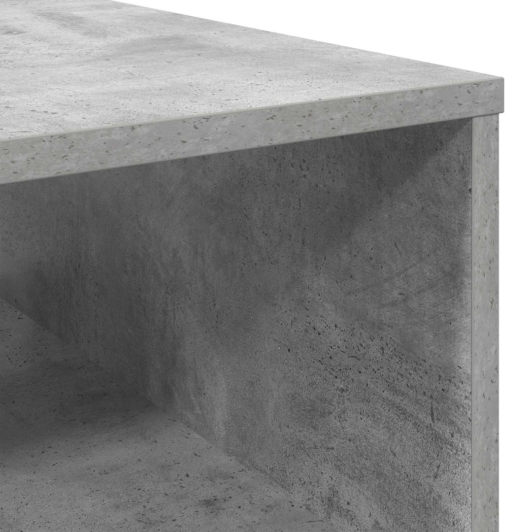 Sofabord med skuffe Beton Grå 95 x 55 x 31 cm Konstrueret træ