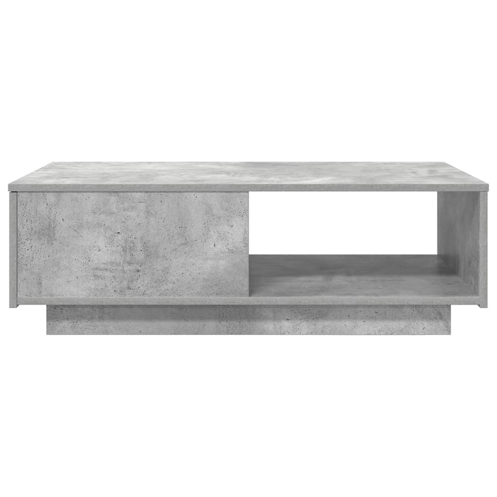 Sofabord med skuffe Beton Grå 95 x 55 x 31 cm Konstrueret træ
