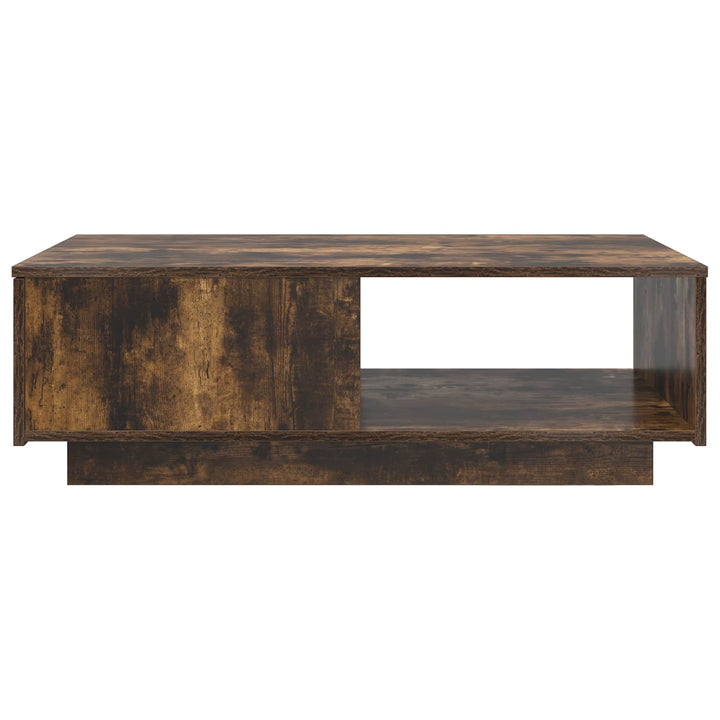 Sofabord med skuffe Røget eg 95 x 55 x 31 cm Konstrueret træ