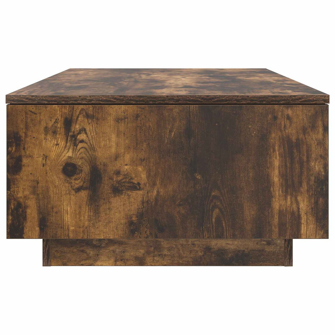 Sofabord med skuffe Røget eg 95 x 55 x 31 cm Konstrueret træ