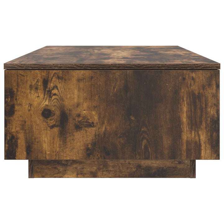 Sofabord med skuffe Røget eg 95 x 55 x 31 cm Konstrueret træ