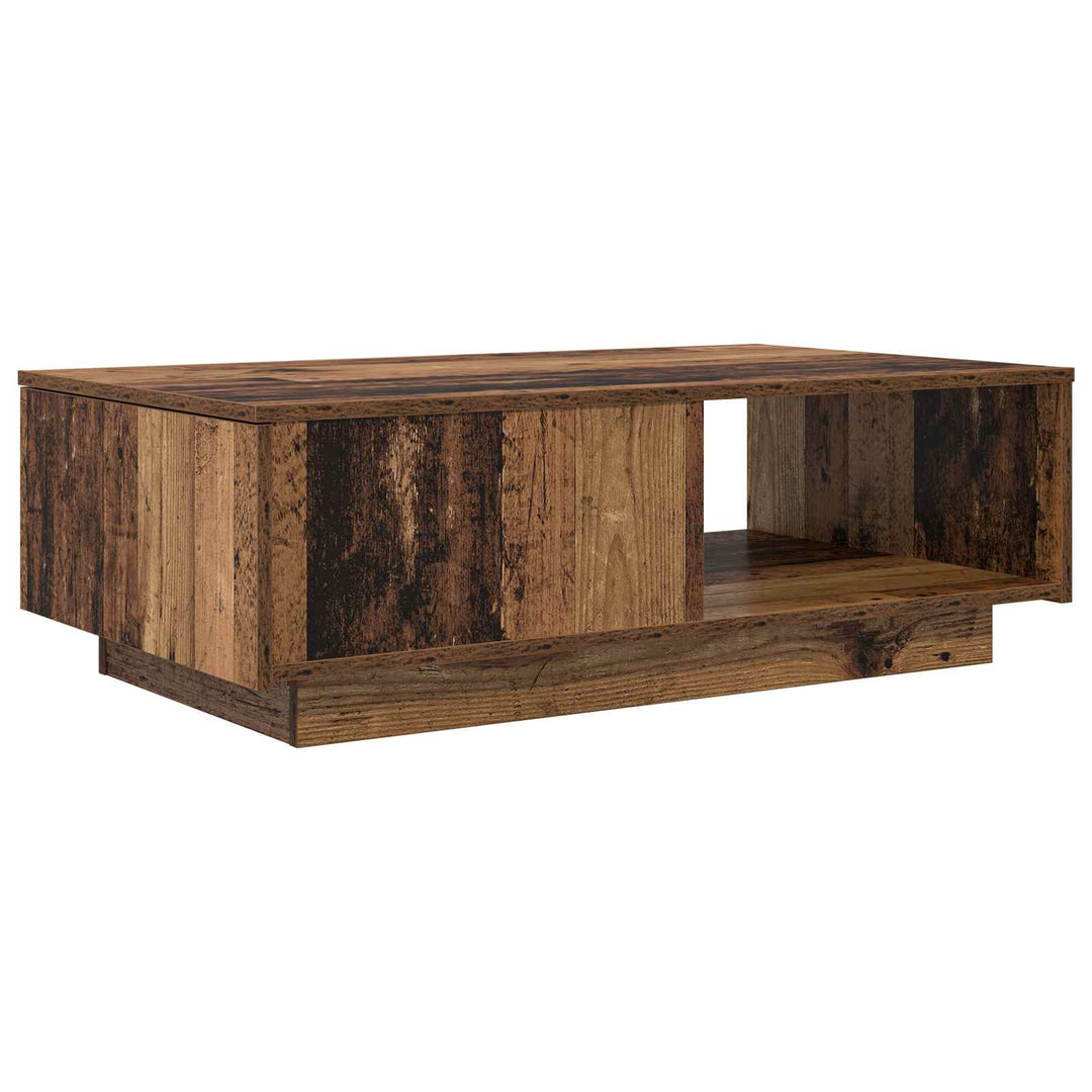 Sofabord med skuffe Gammelt træ 95 x 55 x 31 cm Konstrueret træ