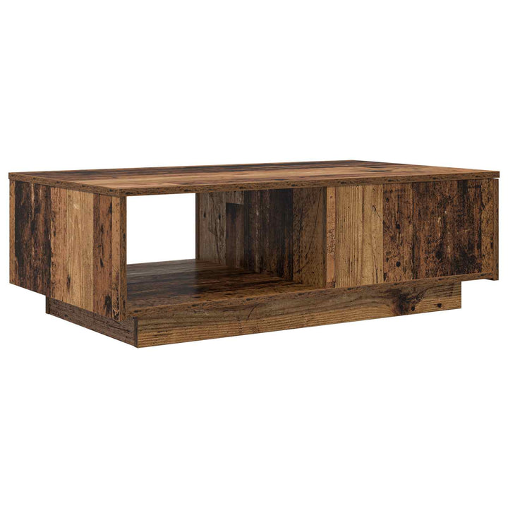 Sofabord med skuffe Gammelt træ 95 x 55 x 31 cm Konstrueret træ