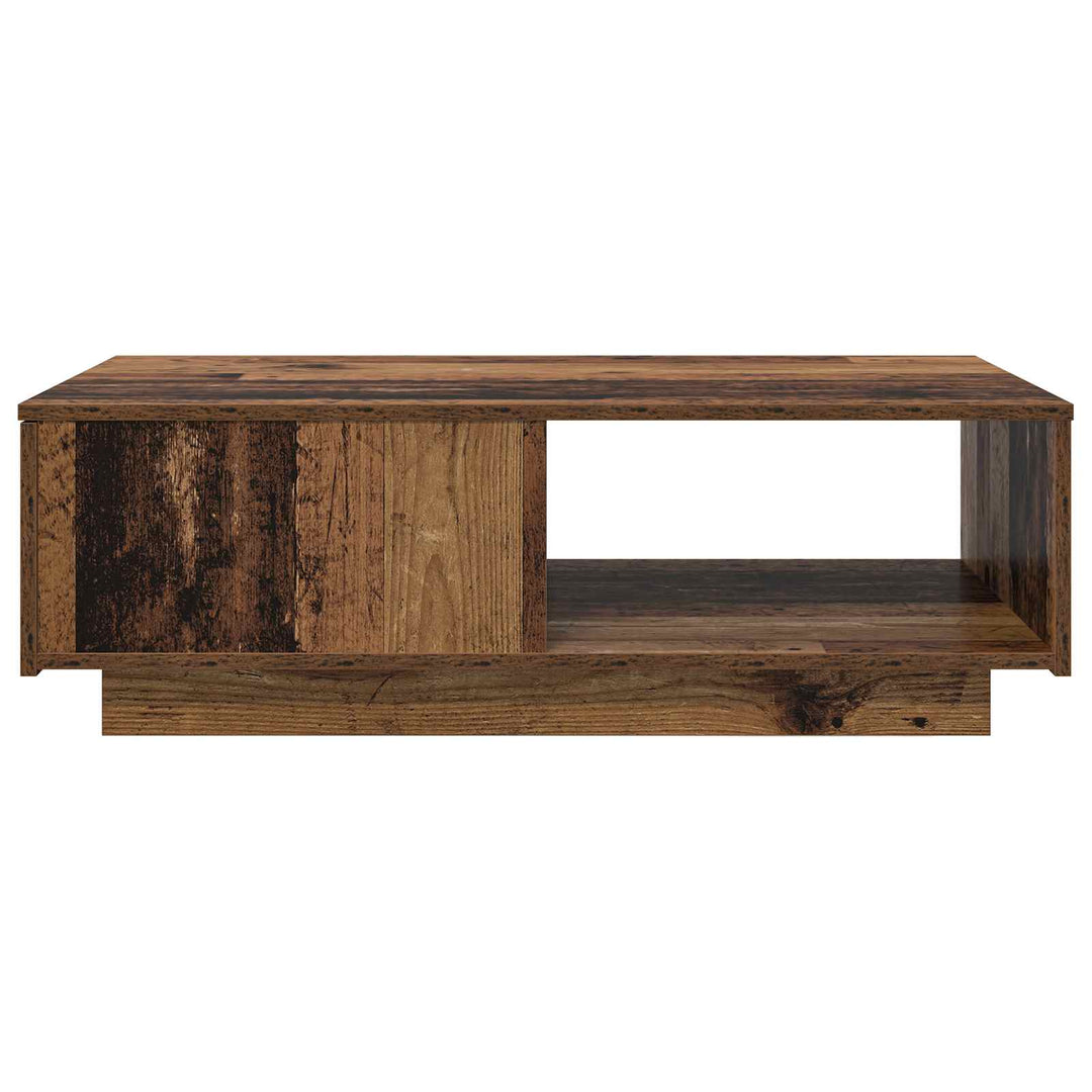 Sofabord med skuffe Gammelt træ 95 x 55 x 31 cm Konstrueret træ
