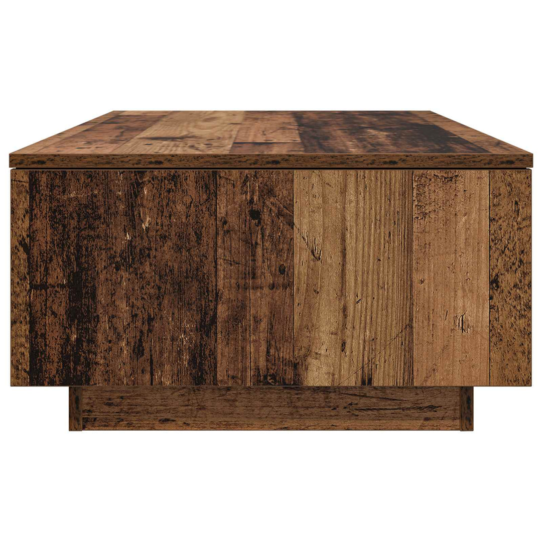 Sofabord med skuffe Gammelt træ 95 x 55 x 31 cm Konstrueret træ