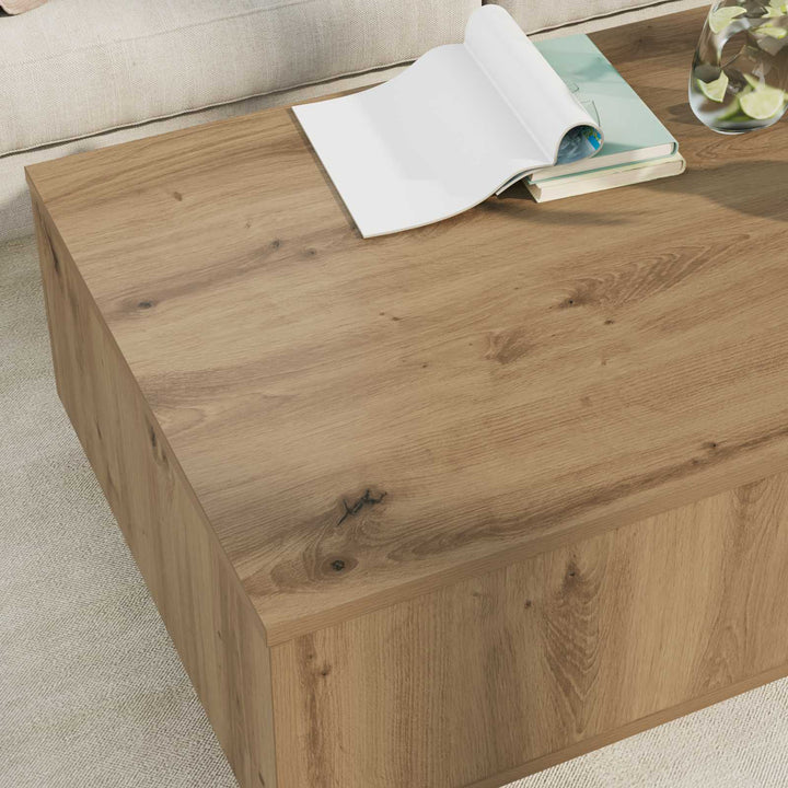 Sofabord Artisan Egetræ 95 x 55 x 31 cm Konstrueret træ