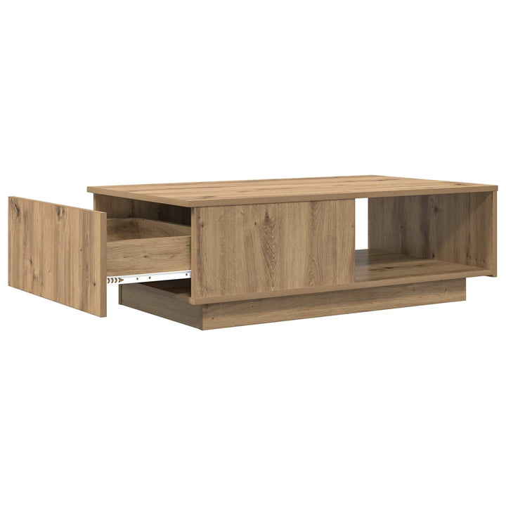 Sofabord Artisan Egetræ 95 x 55 x 31 cm Konstrueret træ