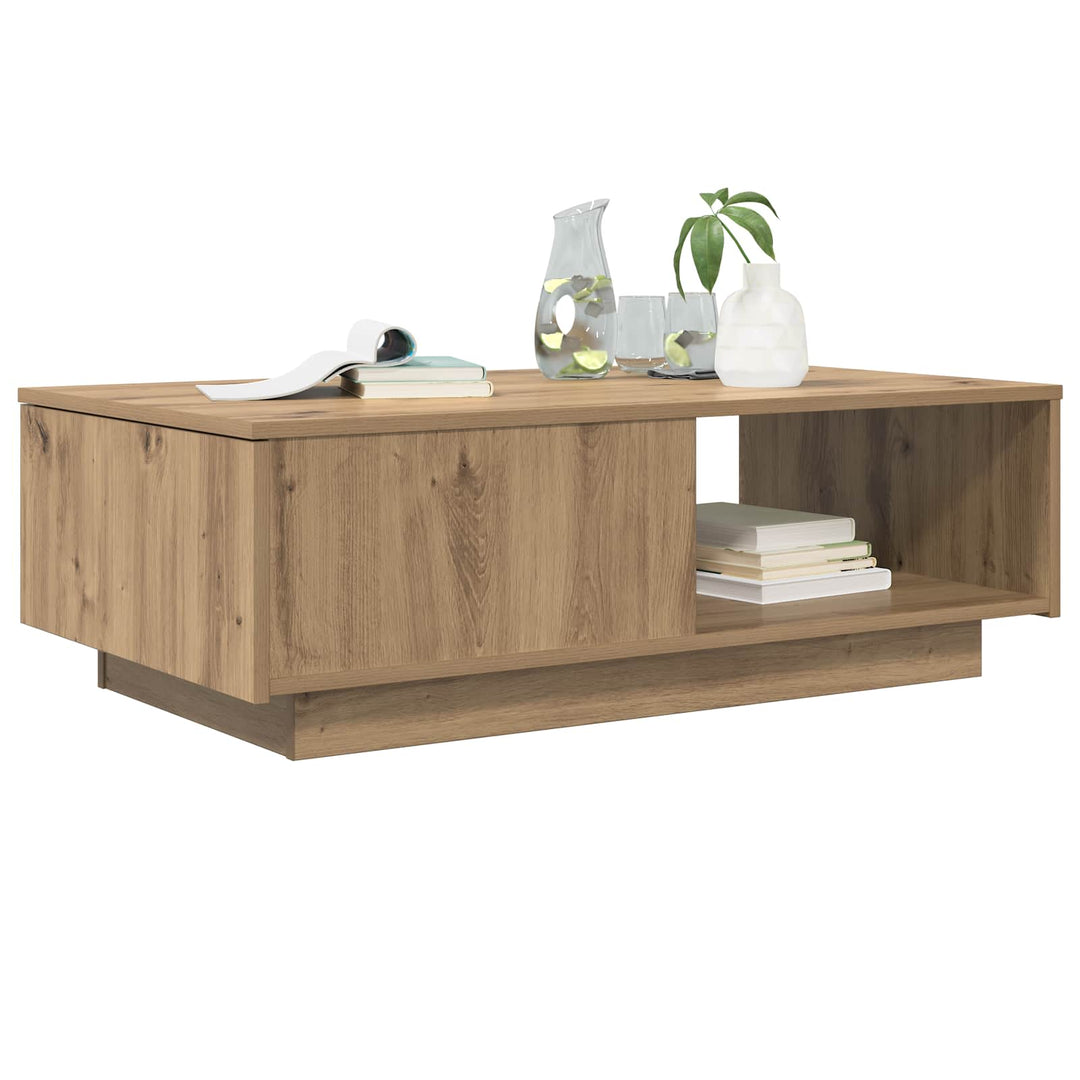 Sofabord Artisan Egetræ 95 x 55 x 31 cm Konstrueret træ