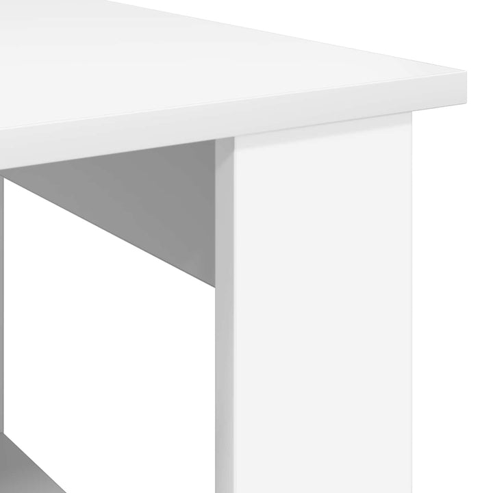 Sofabord Hvid 72 x 50 x 50 cm Konstrueret træ