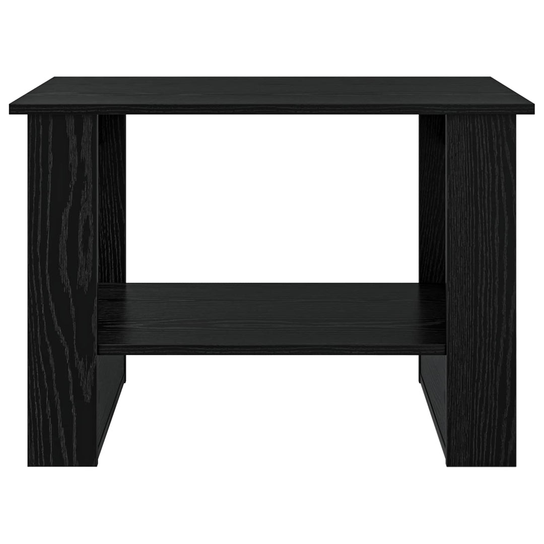 Sofabord Sort eg 72 x 50 x 50 cm Konstrueret træ