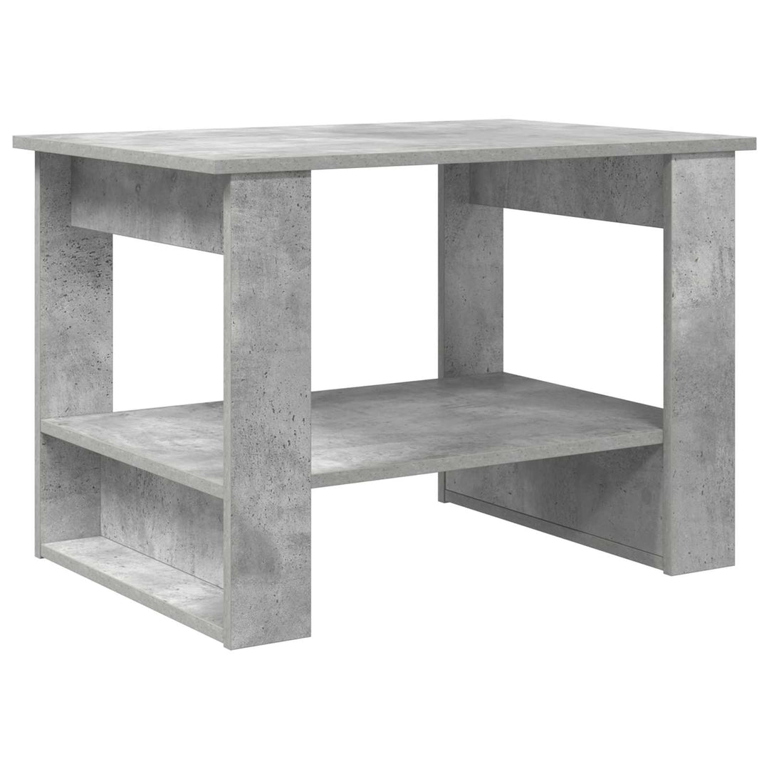 Sofabord Beton Grå 72 x 50 x 50 cm Konstrueret træ