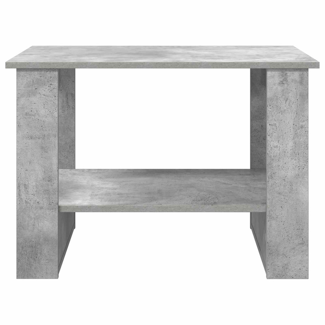 Sofabord Beton Grå 72 x 50 x 50 cm Konstrueret træ