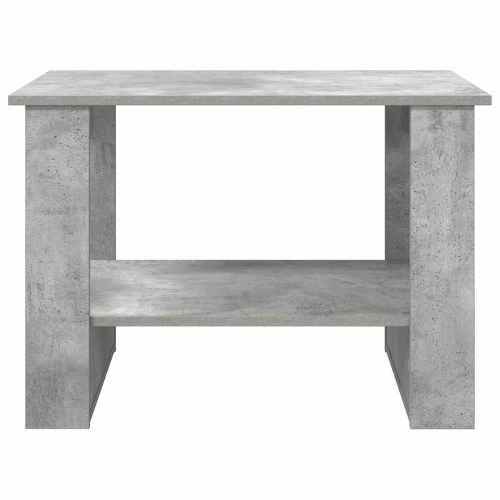 Sofabord Beton Grå 72 x 50 x 50 cm Konstrueret træ